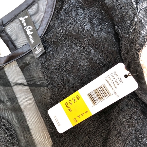 SALE❗️Sam Edelman Black Lace & Mesh Bodysuit S - Picture 5 of 6